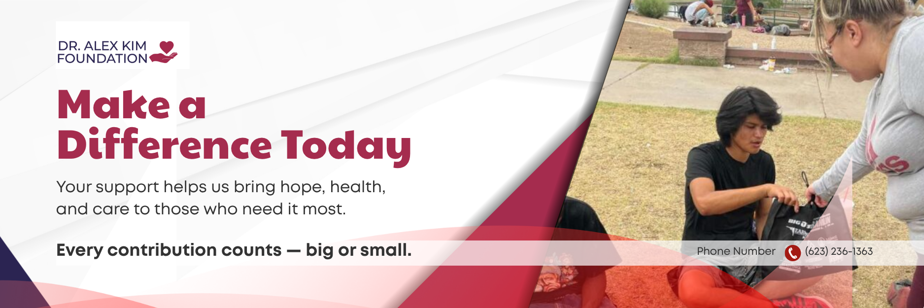 Red and White Modern Blood Donation Email Header (1)